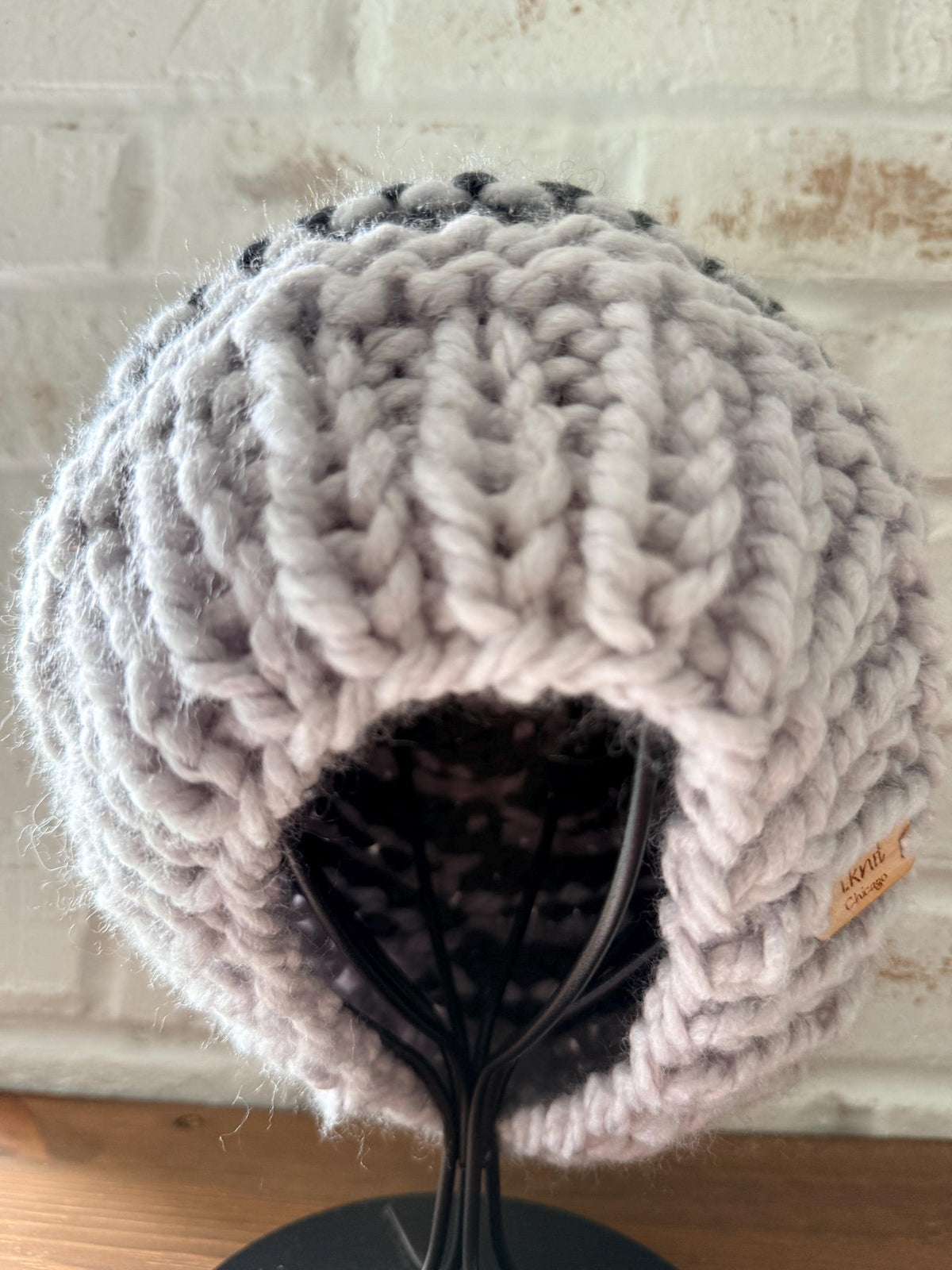 NEGATIVE Chunky Ribbed Knit Beanie