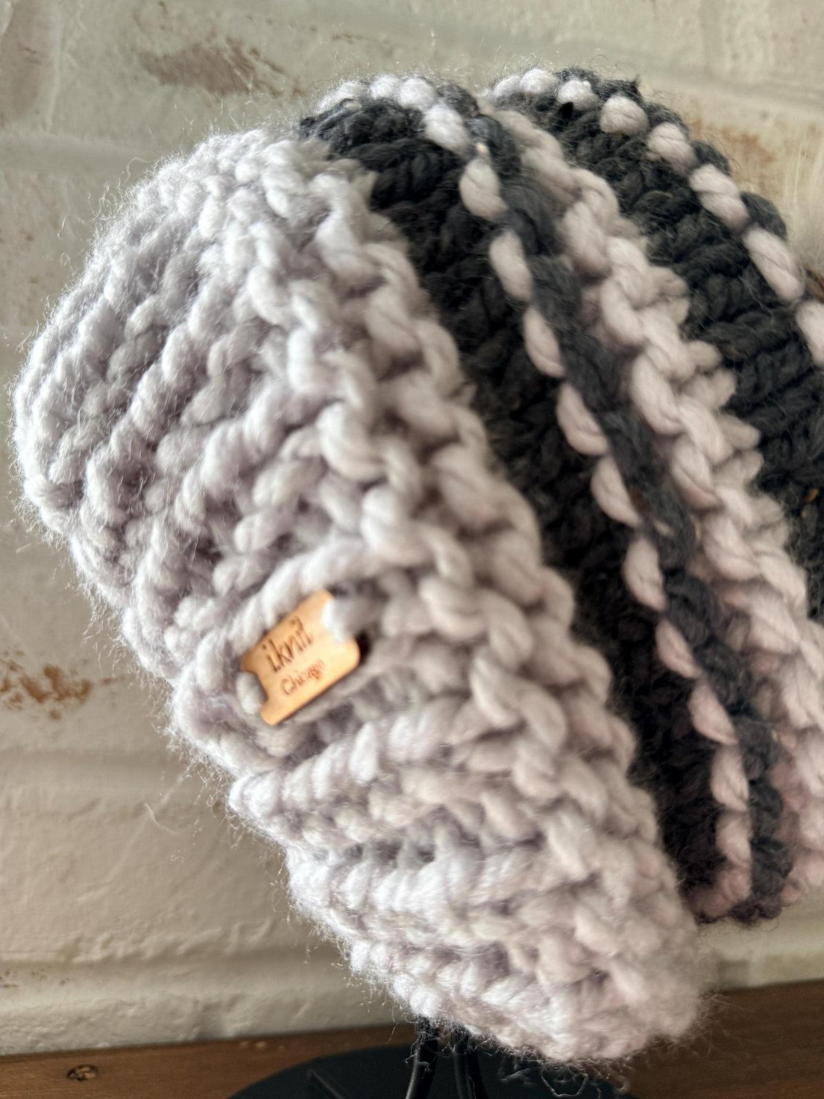 NEGATIVE Chunky Ribbed Knit Beanie
