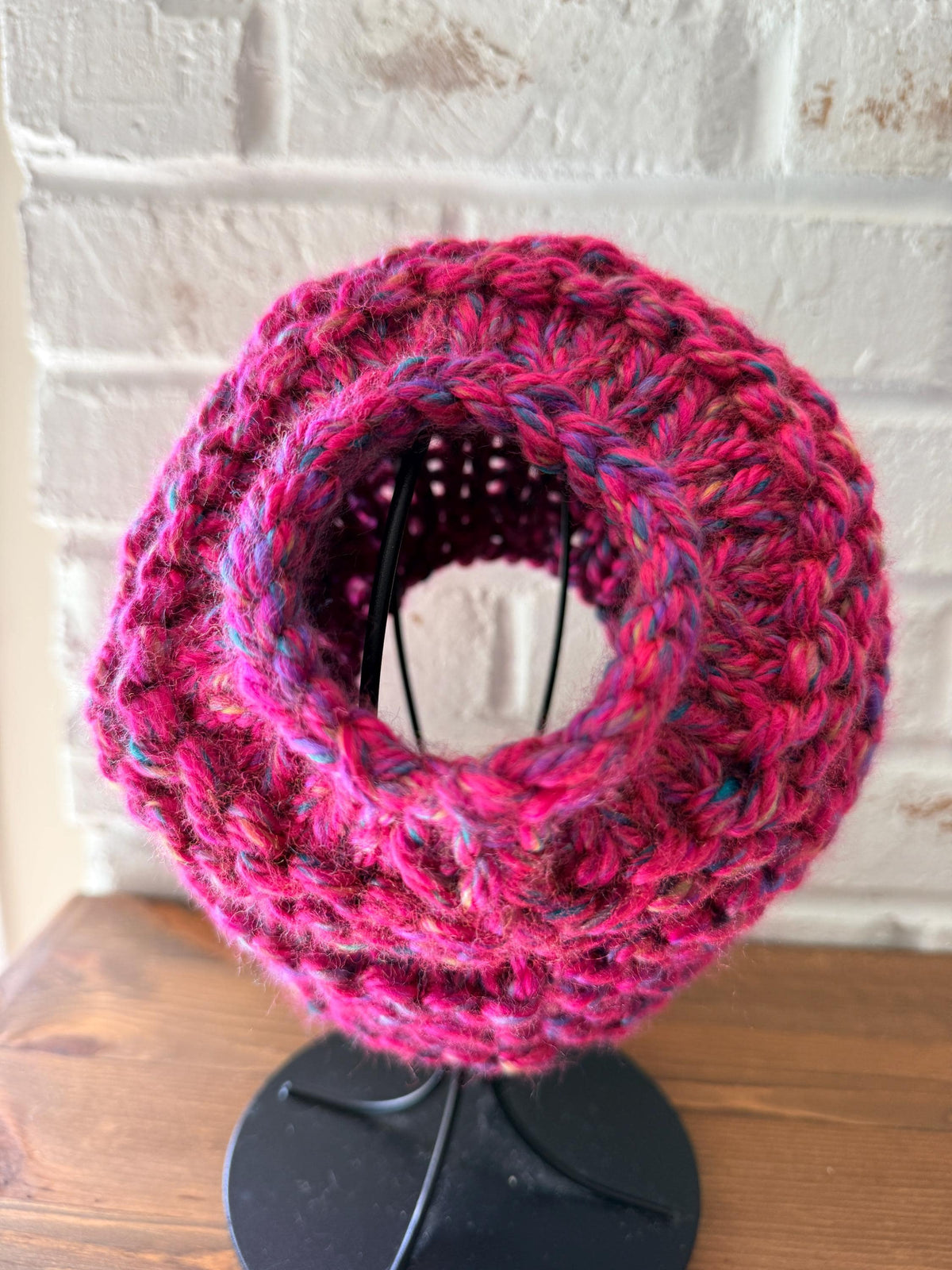 FOREVER PINK Messy Bun Beanie