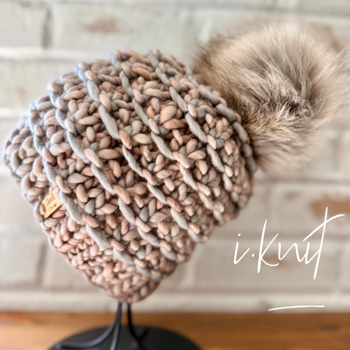 SEASHELLS Textured Knit Beanie