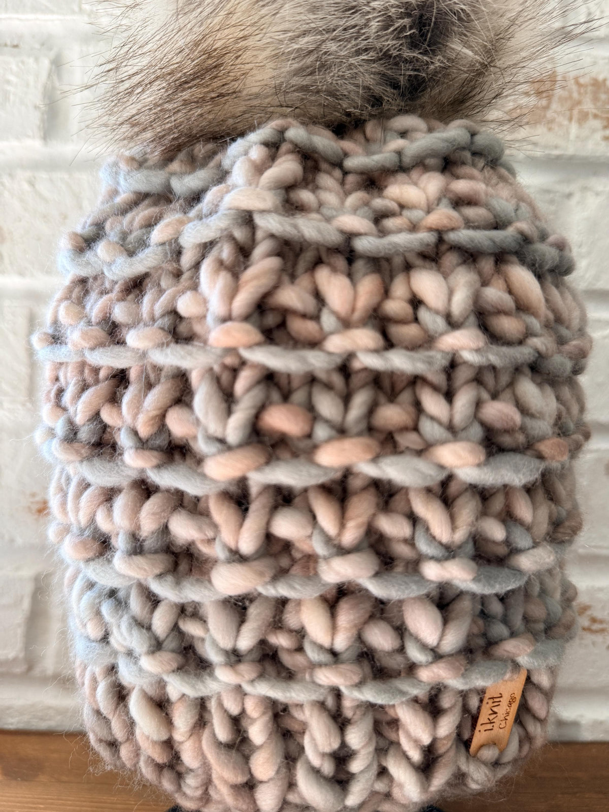 SEASHELLS Textured Knit Beanie