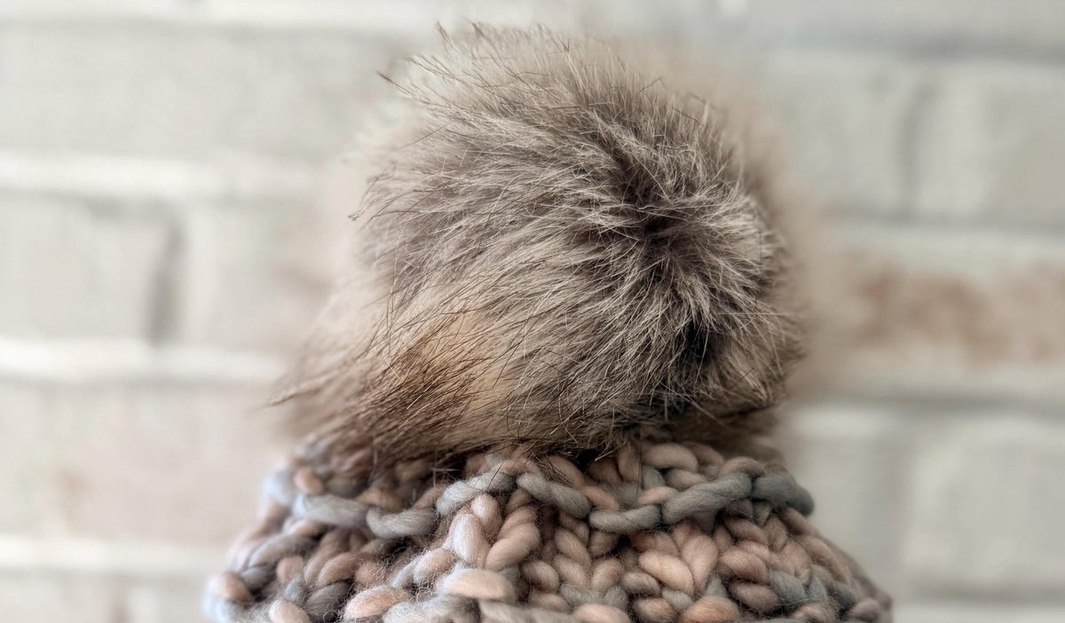 SEASHELLS Textured Knit Beanie