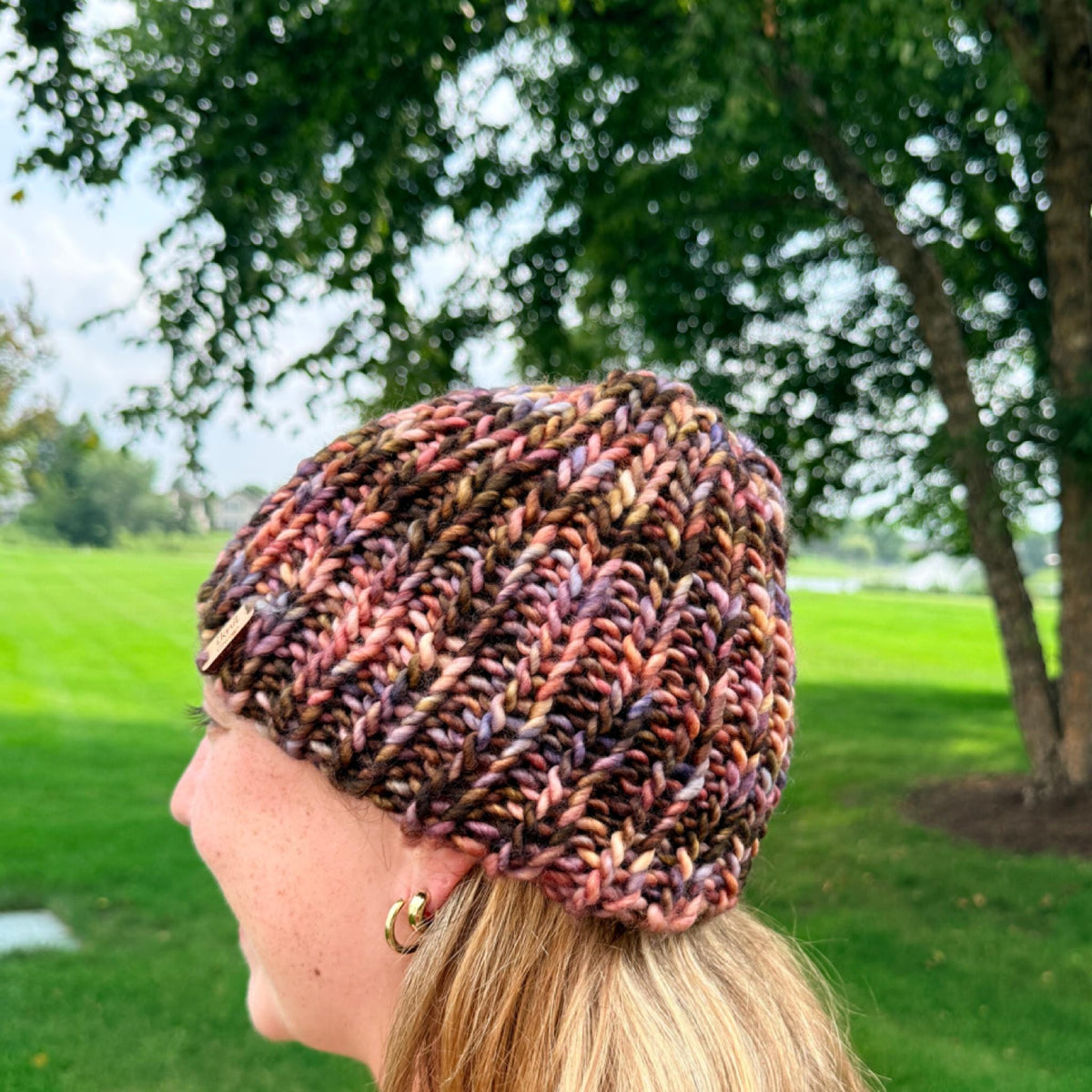 MERLOT Super-wash Merino Wool Knit Beanie