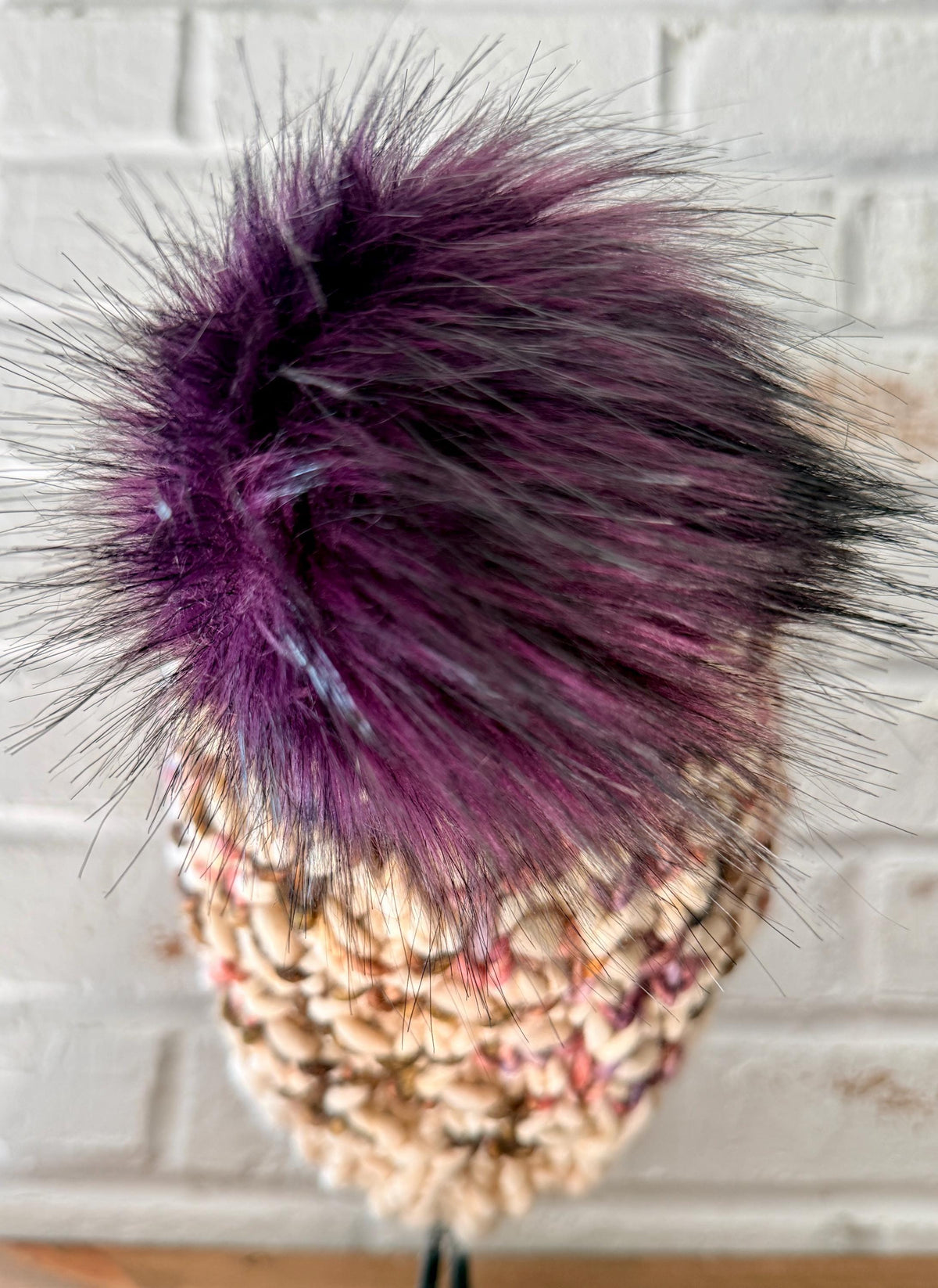 BOYSENBERRY Chunky Merino Wool Knit Hat