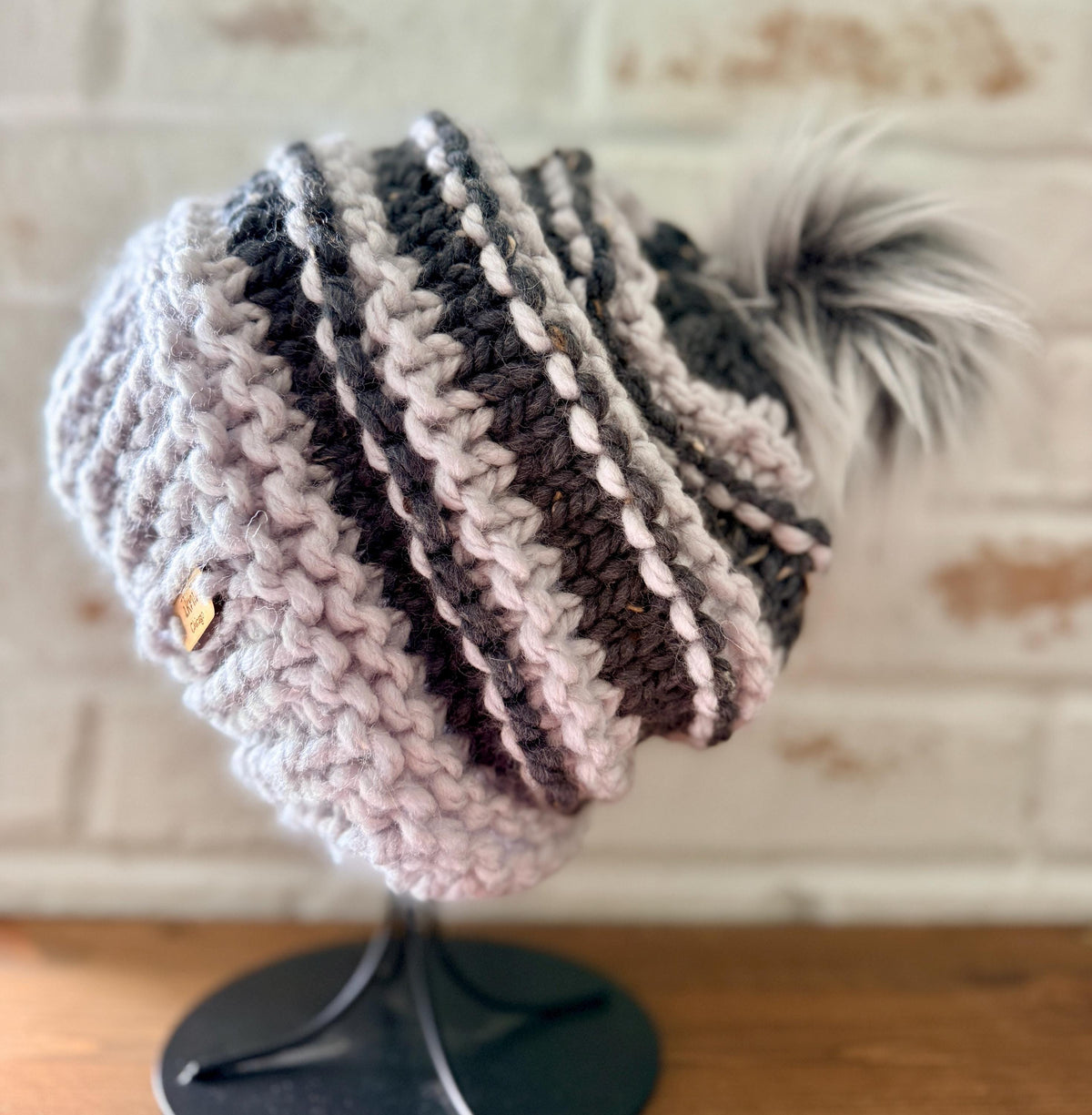 NEGATIVE Chunky Ribbed Knit Beanie
