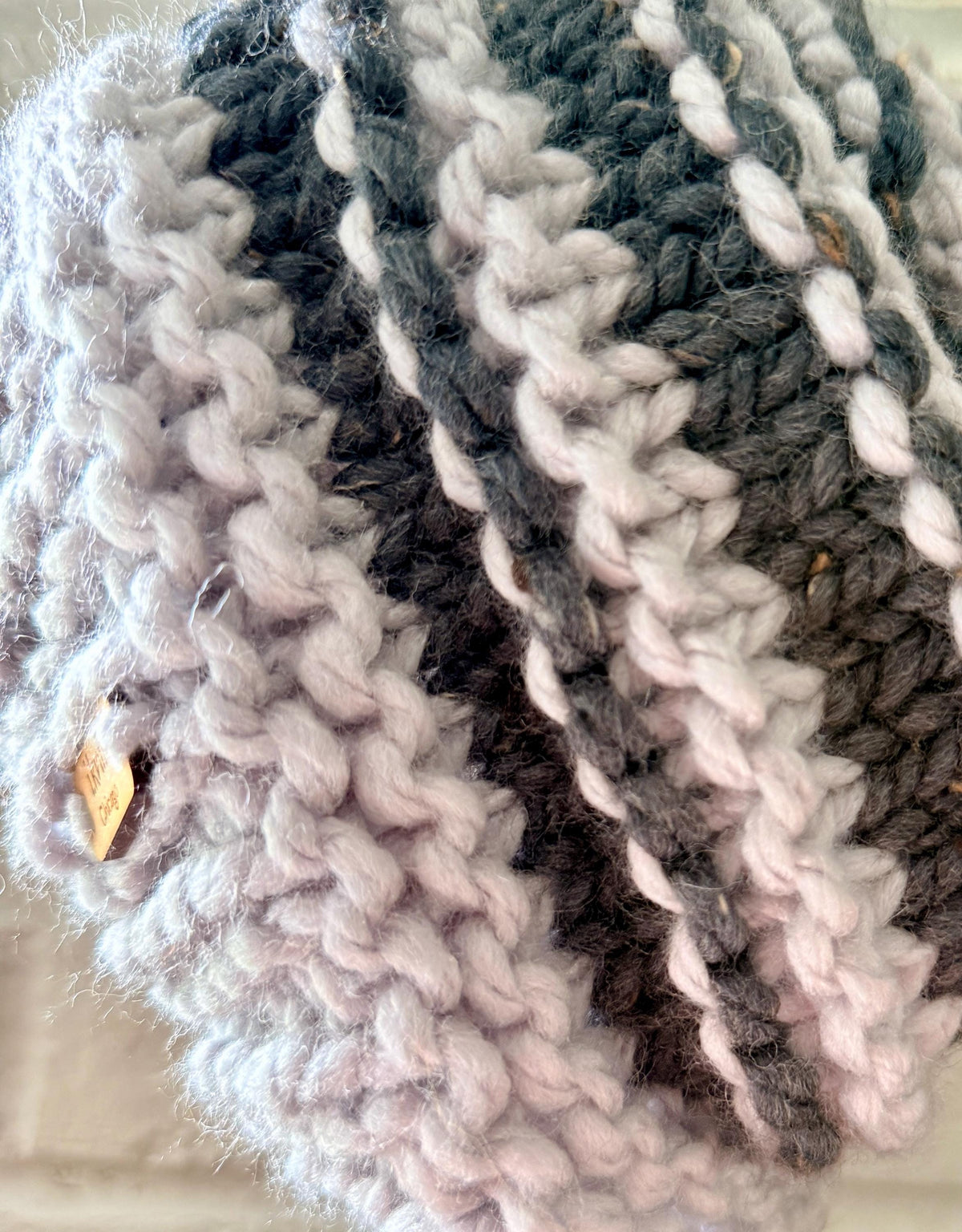 NEGATIVE Chunky Ribbed Knit Beanie