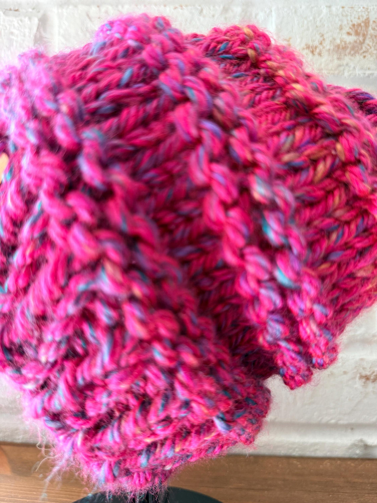 FOREVER PINK Messy Bun Beanie