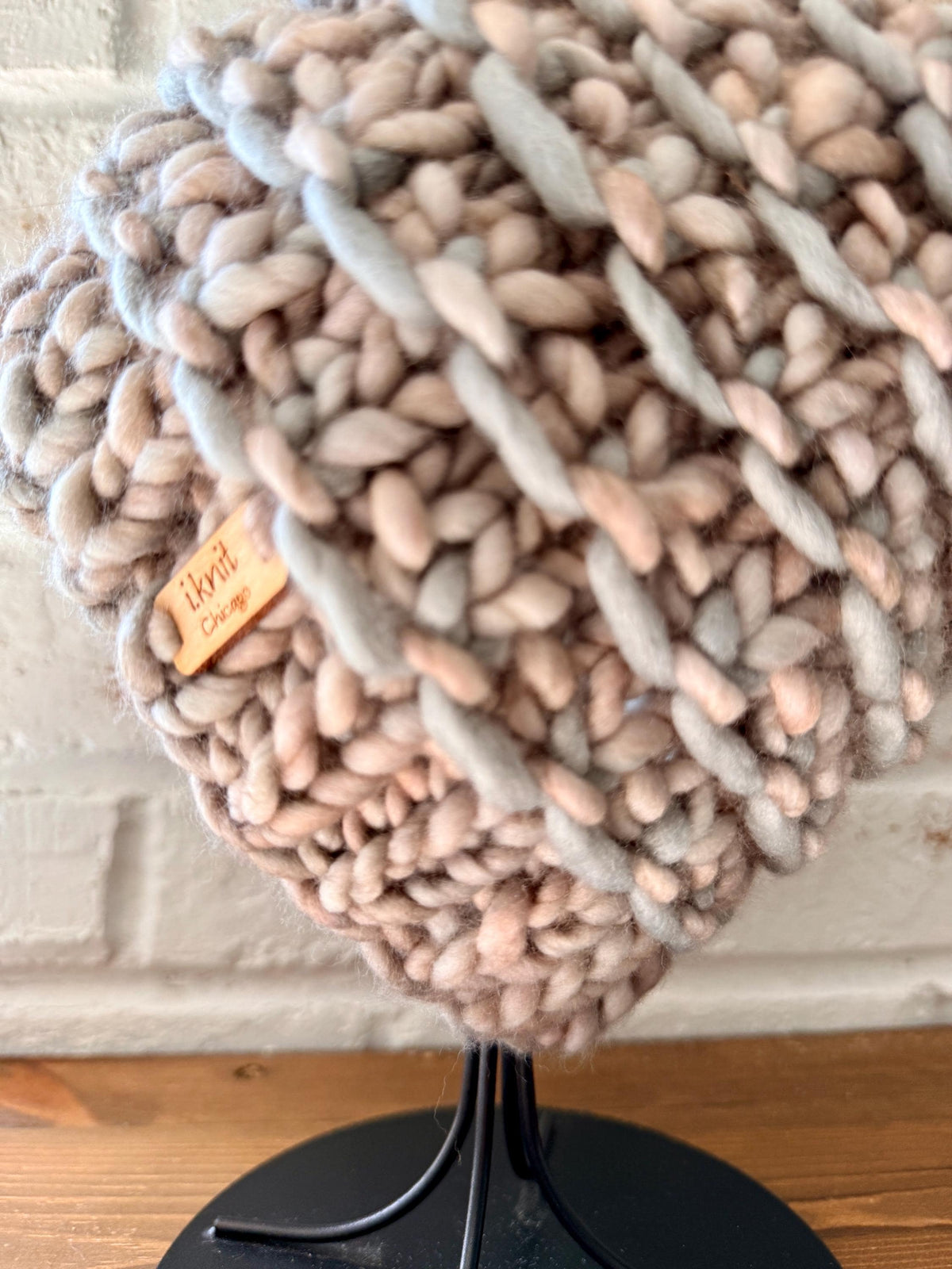 SEASHELLS Textured Knit Beanie