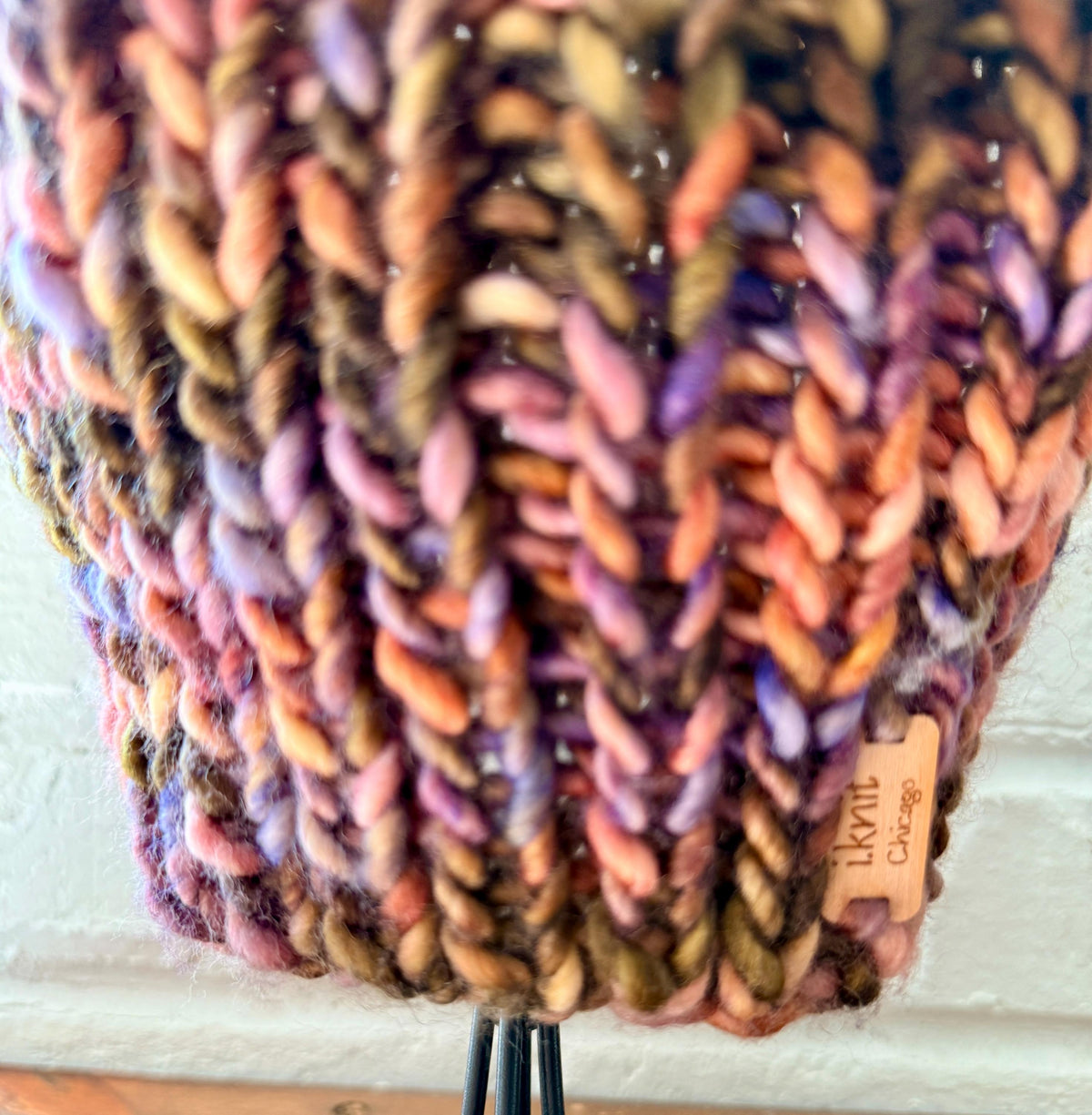 MERLOT Super-wash Merino Wool Knit Beanie