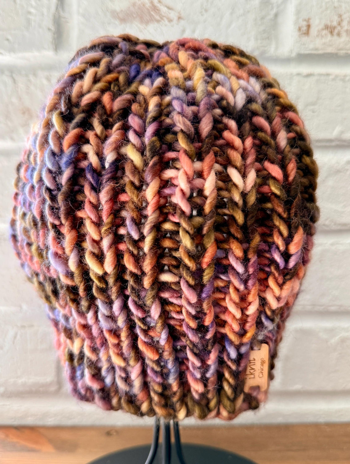 MERLOT Super-wash Merino Wool Knit Beanie