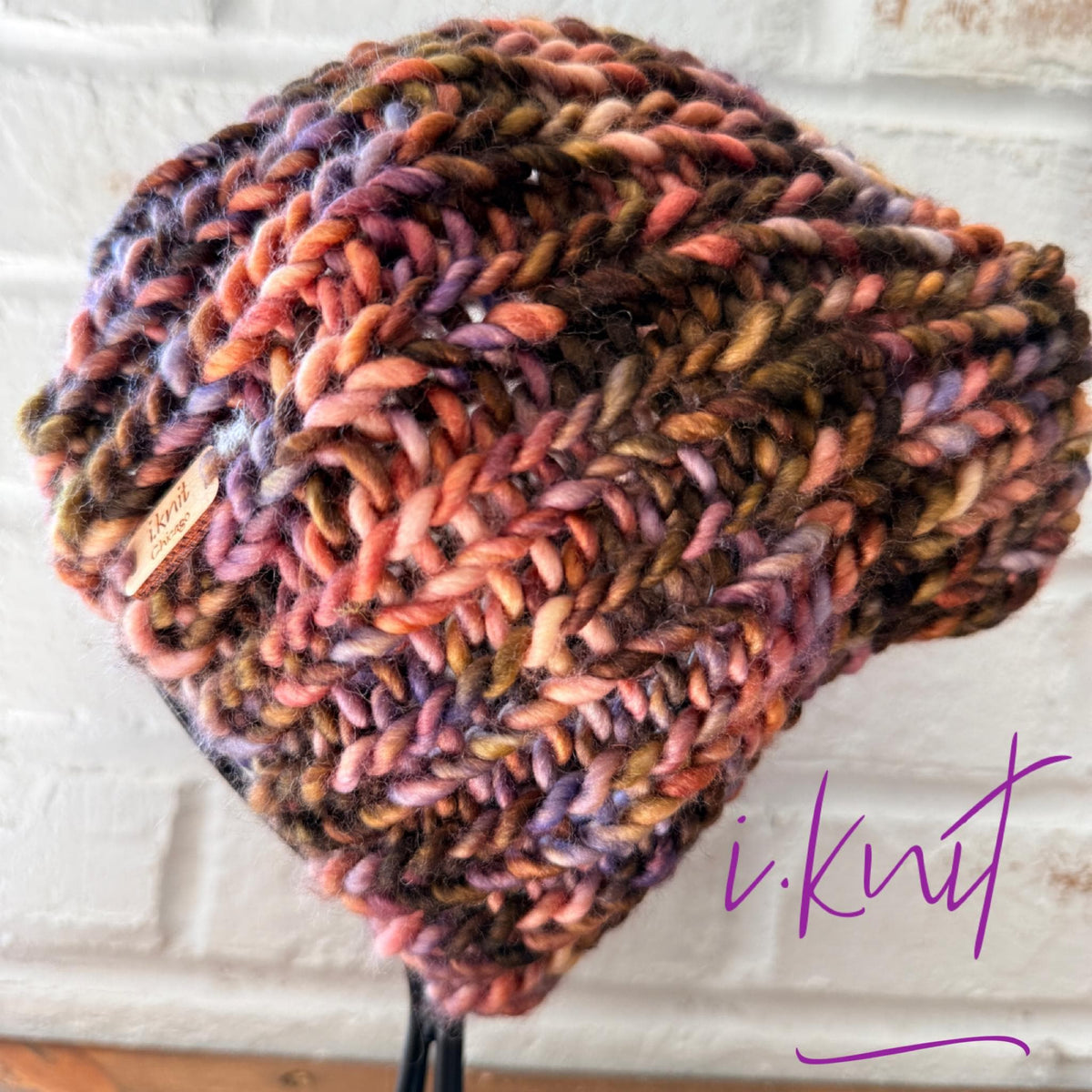 MERLOT Super-wash Merino Wool Knit Beanie