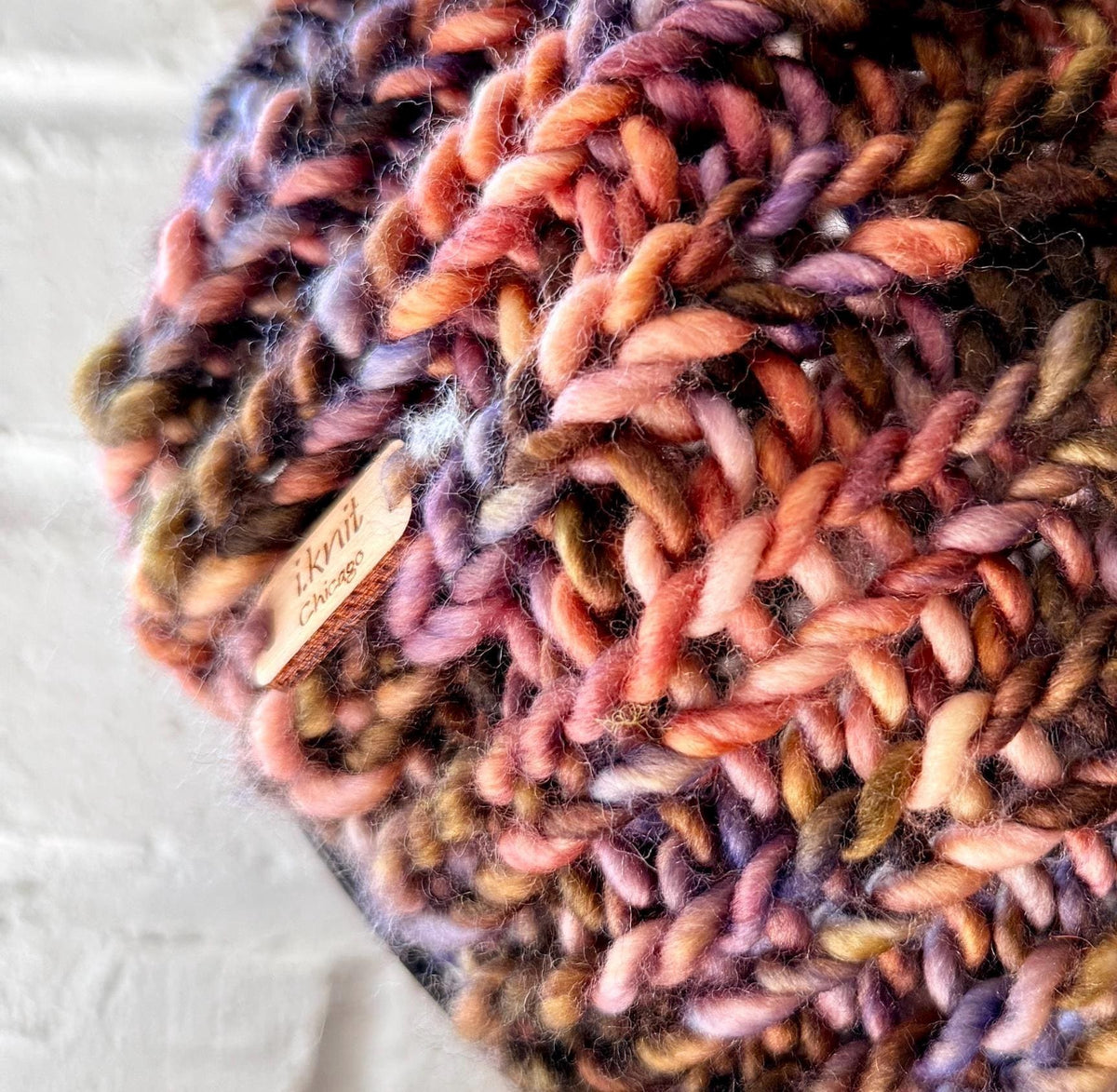 MERLOT Super-wash Merino Wool Knit Beanie