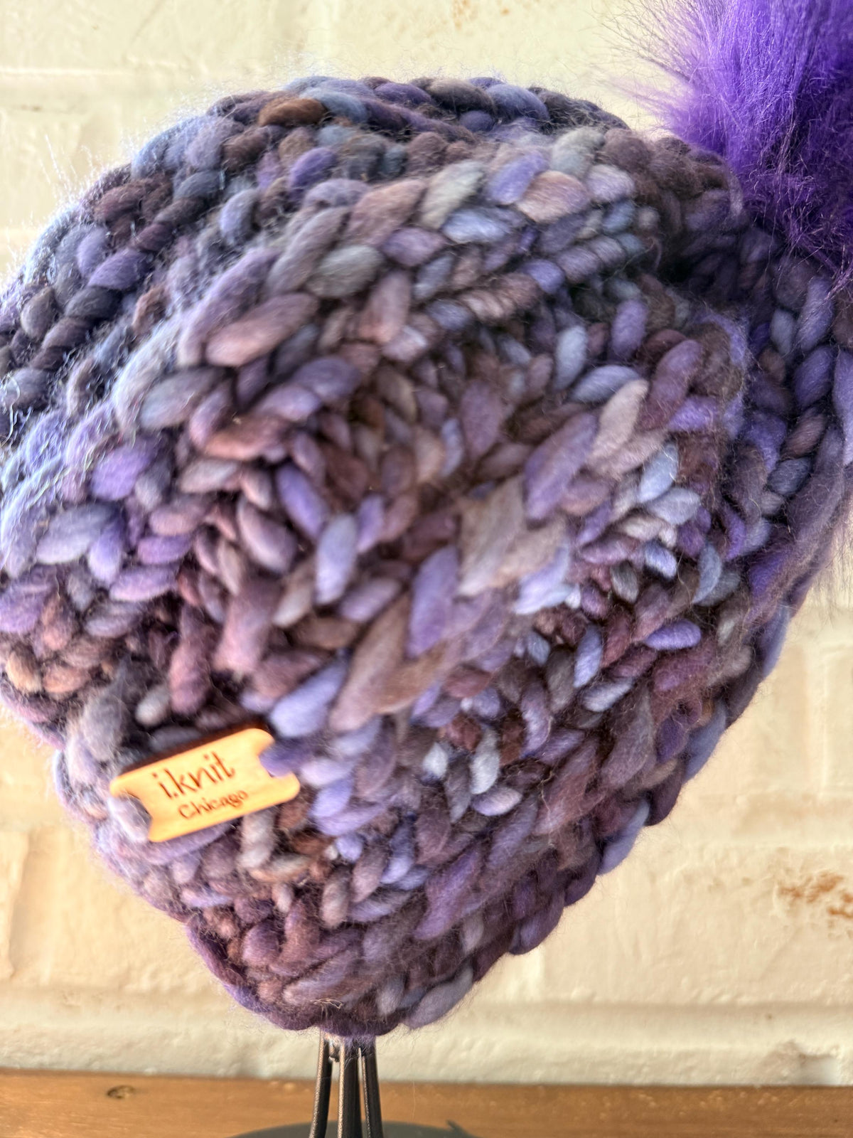 VIVID Hand Knit Merino Wool Beanie