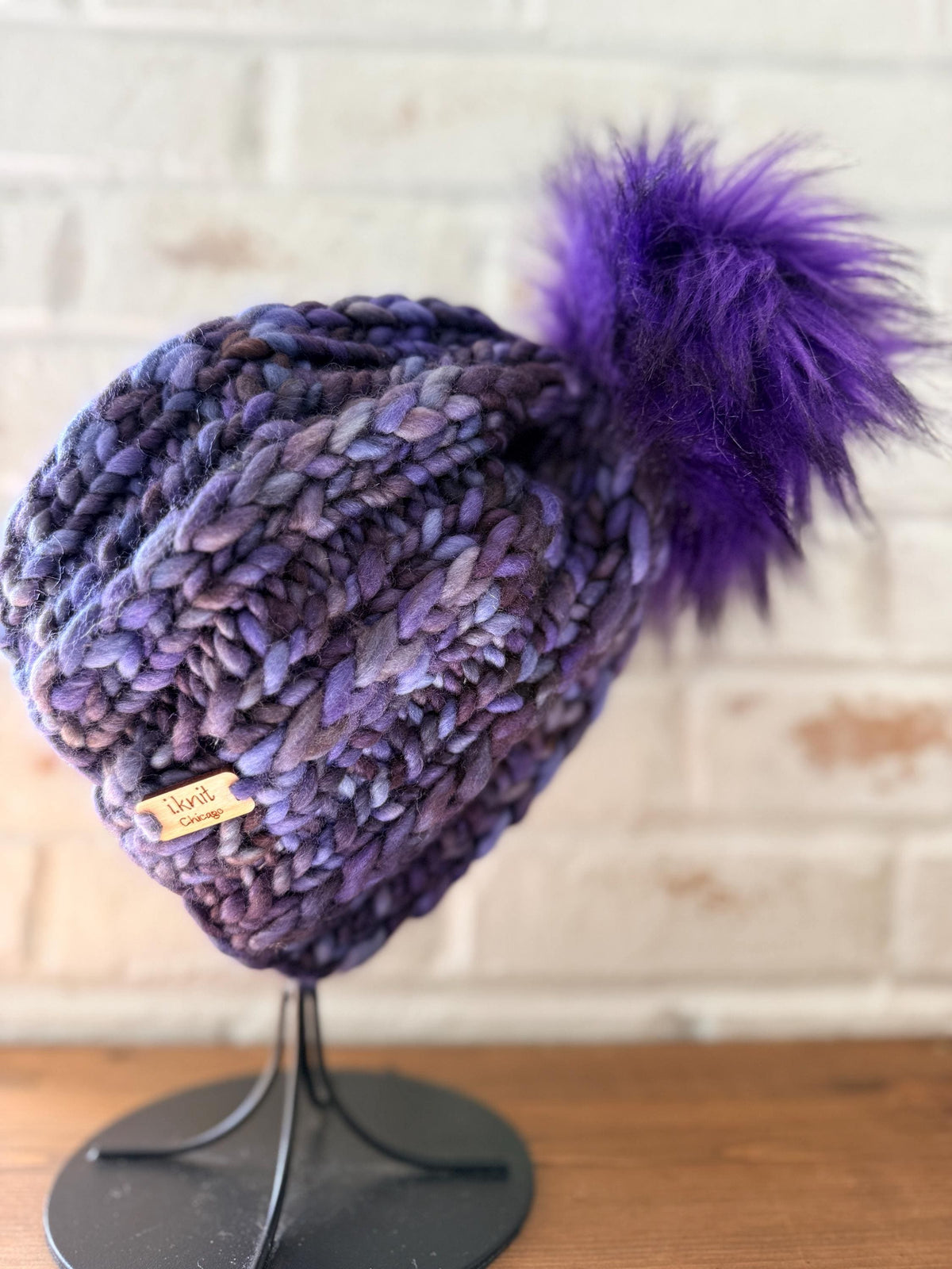 VIVID Hand Knit Merino Wool Beanie