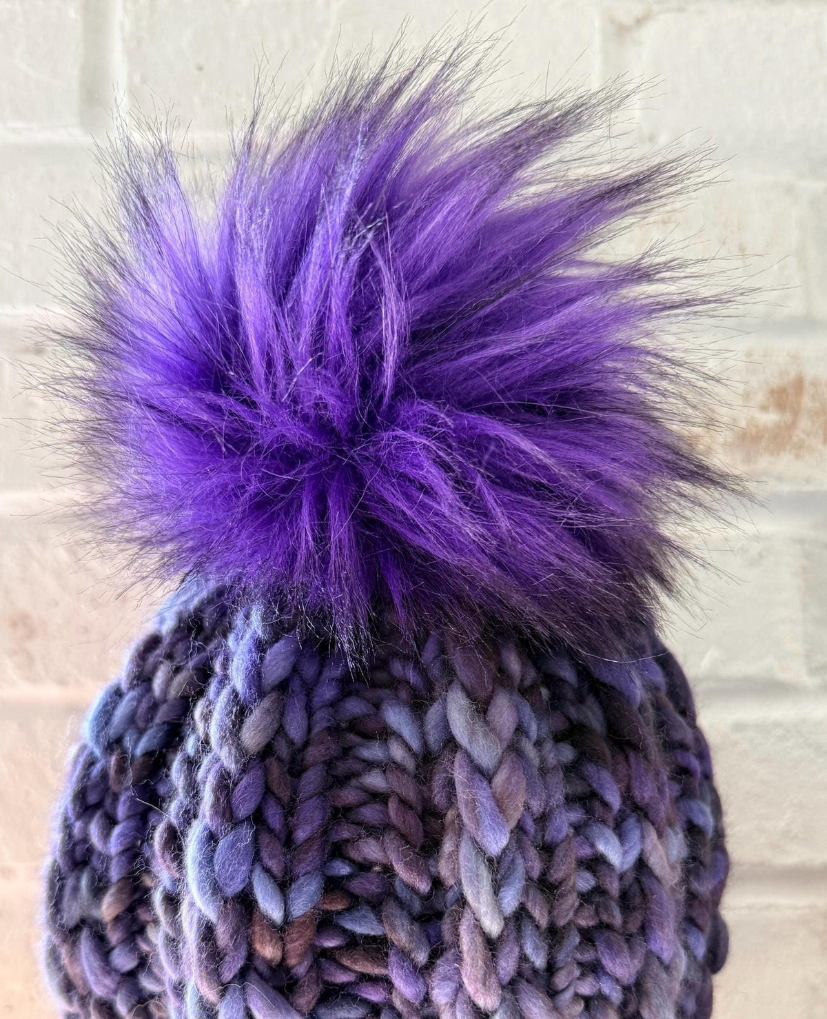 VIVID Hand Knit Merino Wool Beanie