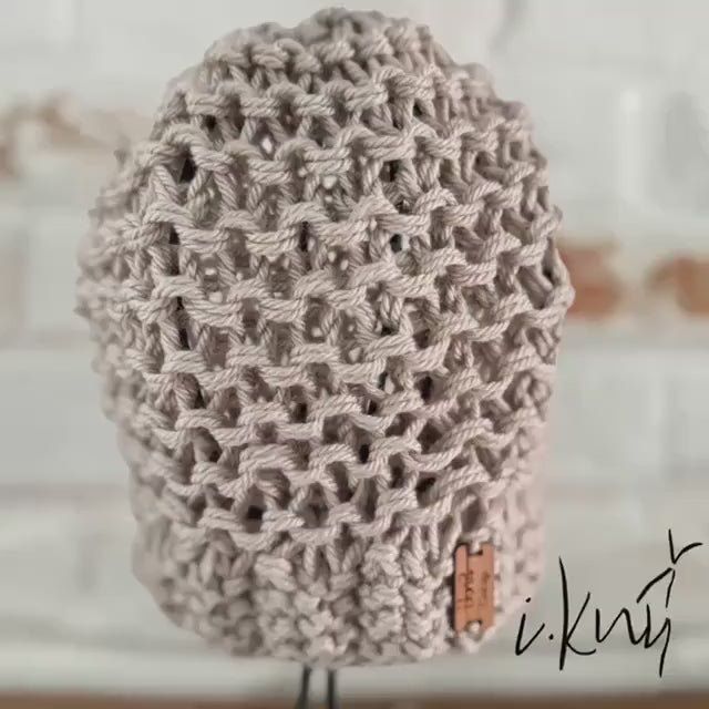 BEATNIK Lacey Knit Beanie