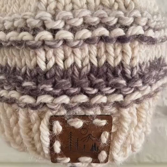 GRAVEL Messy Bun Beanie