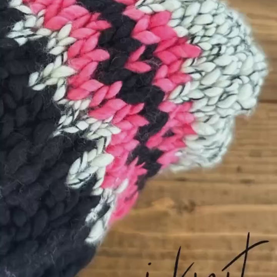 ORIENTAL LILY Hand Knit Beanie
