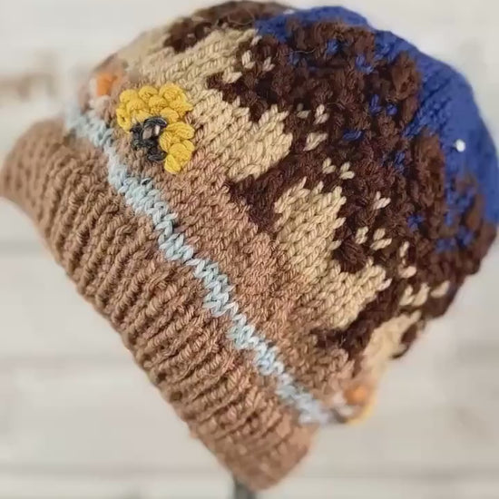 Nancy Bates CALIFORNIA Knit Beanie