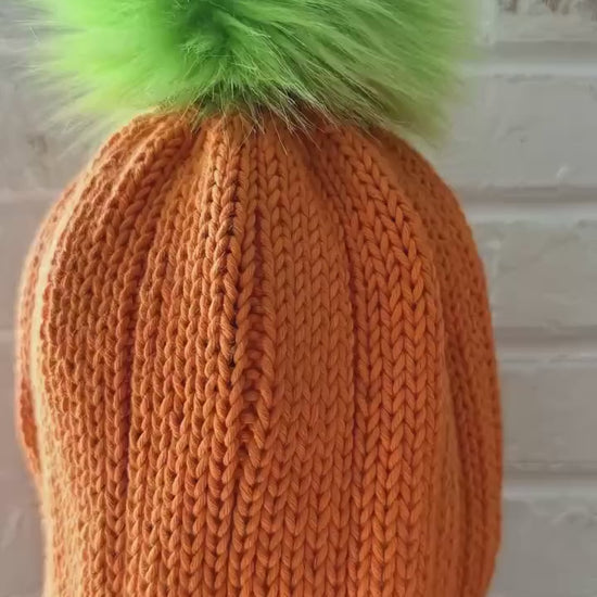 PUMPKIN Knit Beanie