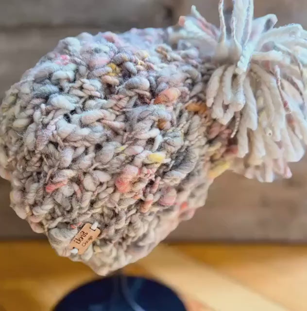 PEACH PARFAIT Chunky Knit Beanie
