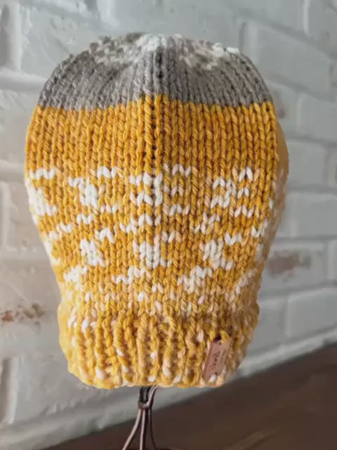 BARLEY Fair-Isle Knit Beanie